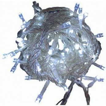 Гирлянда ECOLA LED N4RV05ELC 220V IP44 Бахрома 5x0.5м 135Led 4000K, 8 режимов, прозр.провод с вилкой