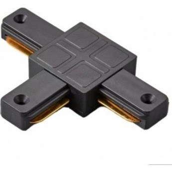 Т-коннектор (соединитель) ECOLA TRC4 для шинопровода черный